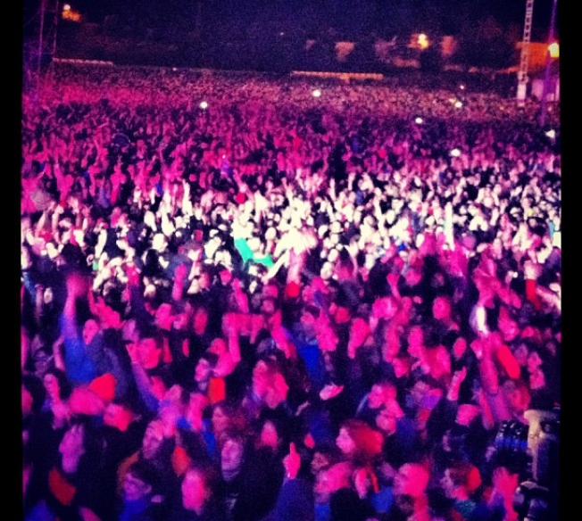 7 in front of 50.000, yesterday at ViñaRock Festival